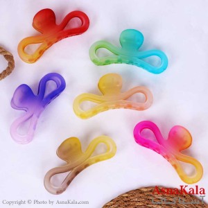 کلیپس موی شیشه ای سایز 10 در 4 سانت جنس خارجی کد HAIR1377W