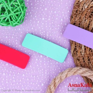 گیره مو تق تقی کارتی مدل مستطیل سایز 5.5 در 1.7 سانت کد HAIR1381W