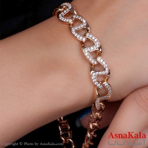 دستبند شوپینگ مدل نگیندار کد DSB18199W