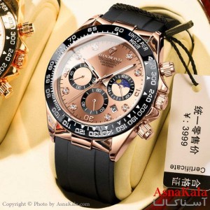 ساعت مردانه بین باند کرنوگراف، ضدآب و موتورکوارتز کد WTCH1162W