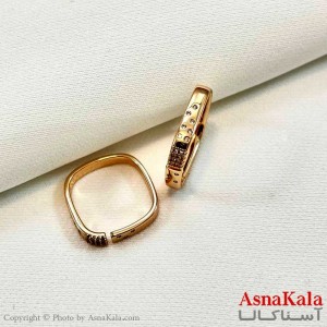 انگشتر ژوپینگ مدل مربع فری سایز نگین دار کد ANG19101W