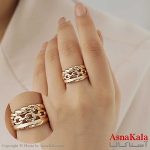 انگشتر ژوپینگ مدل 3لاین کد ANG19105W