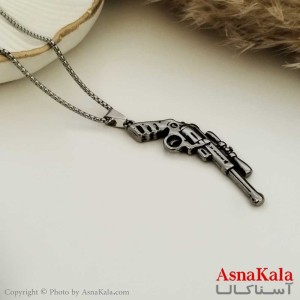 گردنبند تفنگ اسپورت استیل316 کد GNB16262W