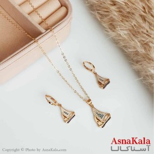 نیمست zj زنانه طرح کشتی با بادبان رنگ طلایی کد NIM14142W