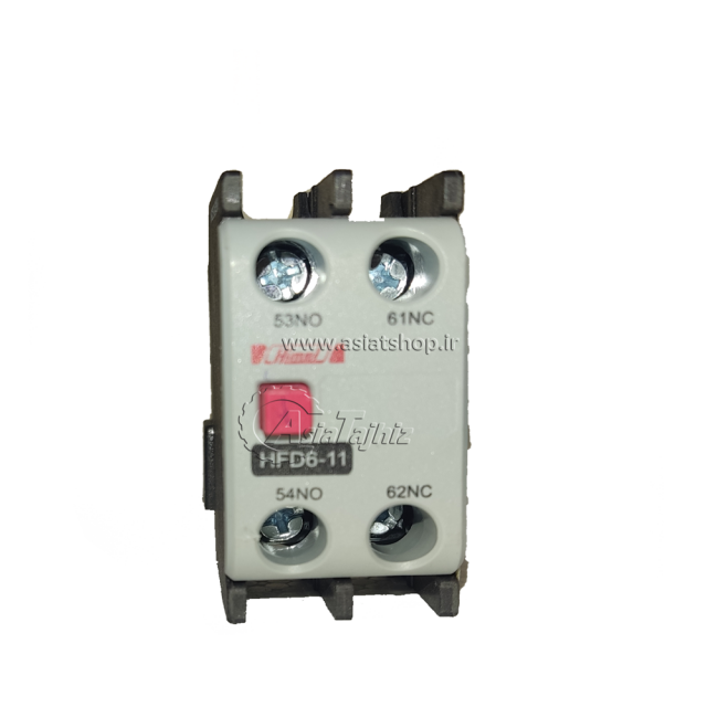 کنتاکت کمکی یک باز یک بسته رو خور هیمل - 1NC-1NO  CONTACT   - کد محصول : HFD611