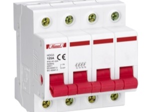 HDB3WN4C16  كليد مينياتوري چهار پل 16 آمپر -  C 6kA-کد HDB3WN4C16