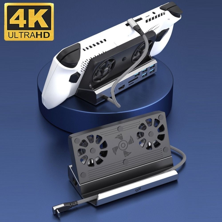 10in1 100W PD Charging Game Console Stand Docking Station هاب 10 در 1