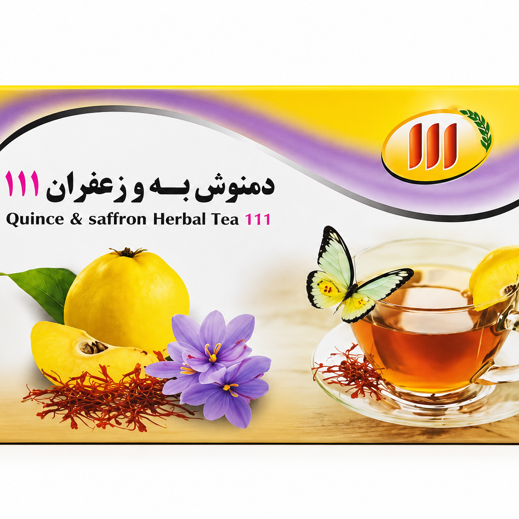 دمنوش به و زعفران
