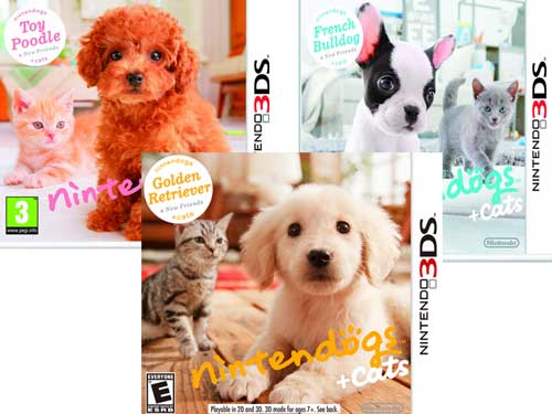 بازی نینتندو 3 دی اس نینتنداگز + کتز 3DS Nintendogs Cats