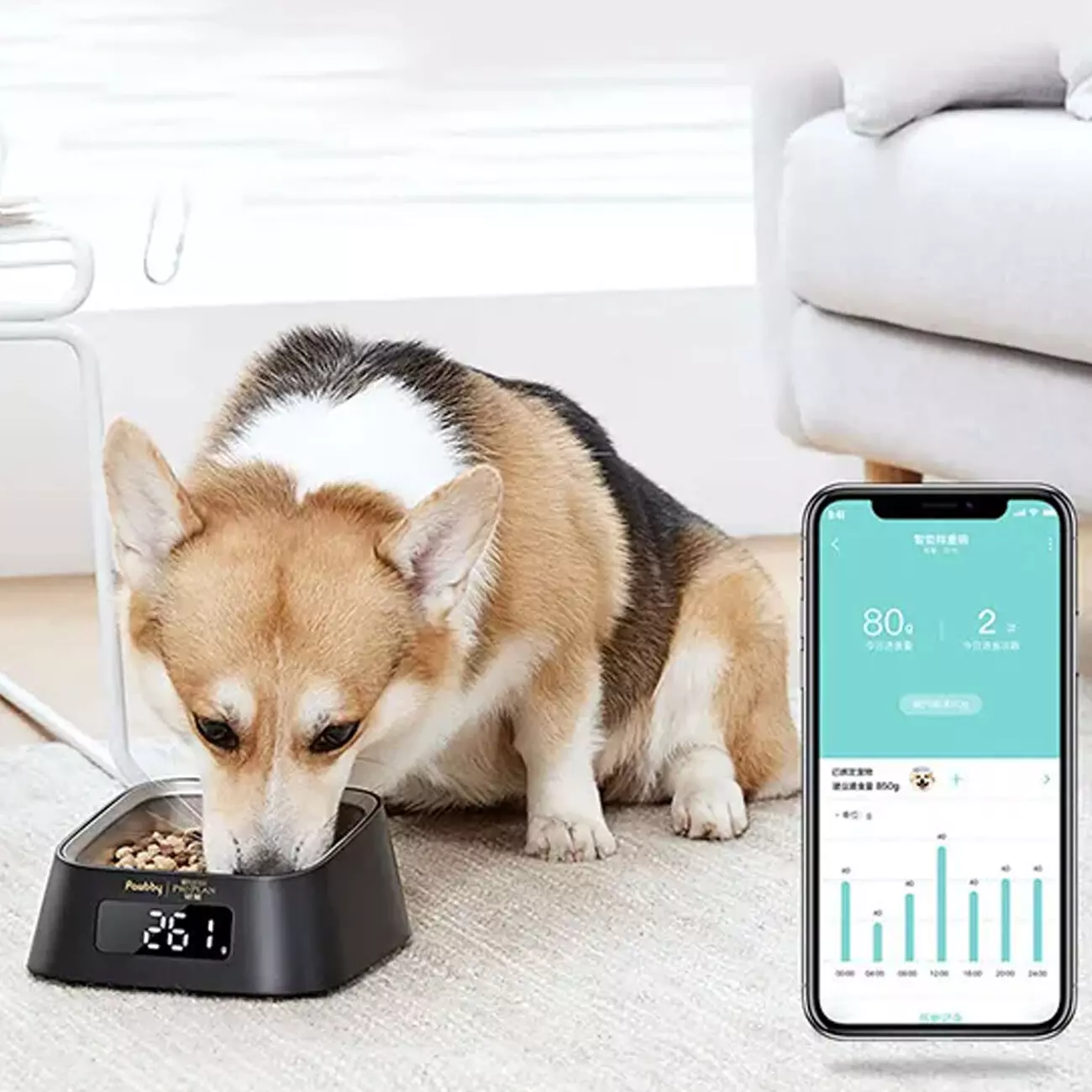 ظرف غذای اتوماتیک گربه و سگ شیائومی 3 لیتری Xiaomi PETKIT Smart pet feeder Fresh P560-3L