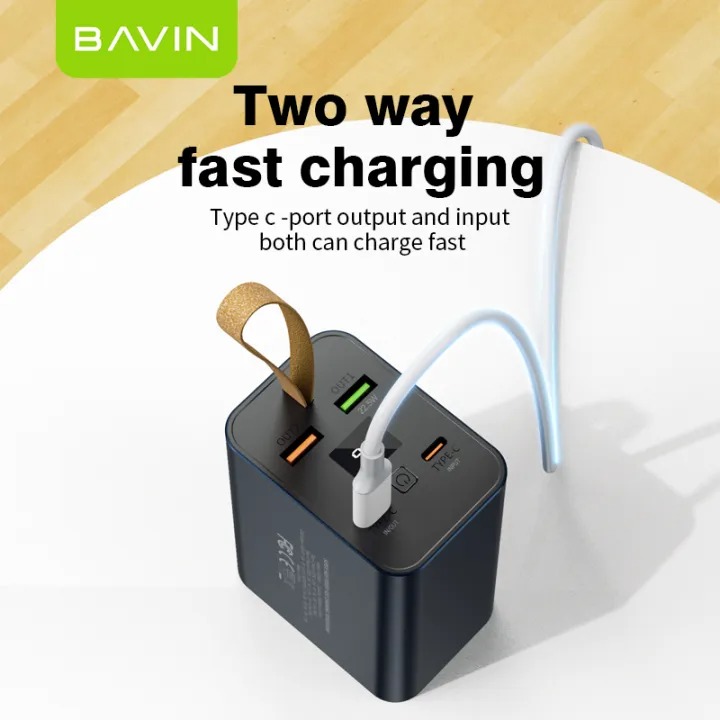 پاوربانک 20000 باوین Bavin PC1007S Fast Charge توان 22.5 وات