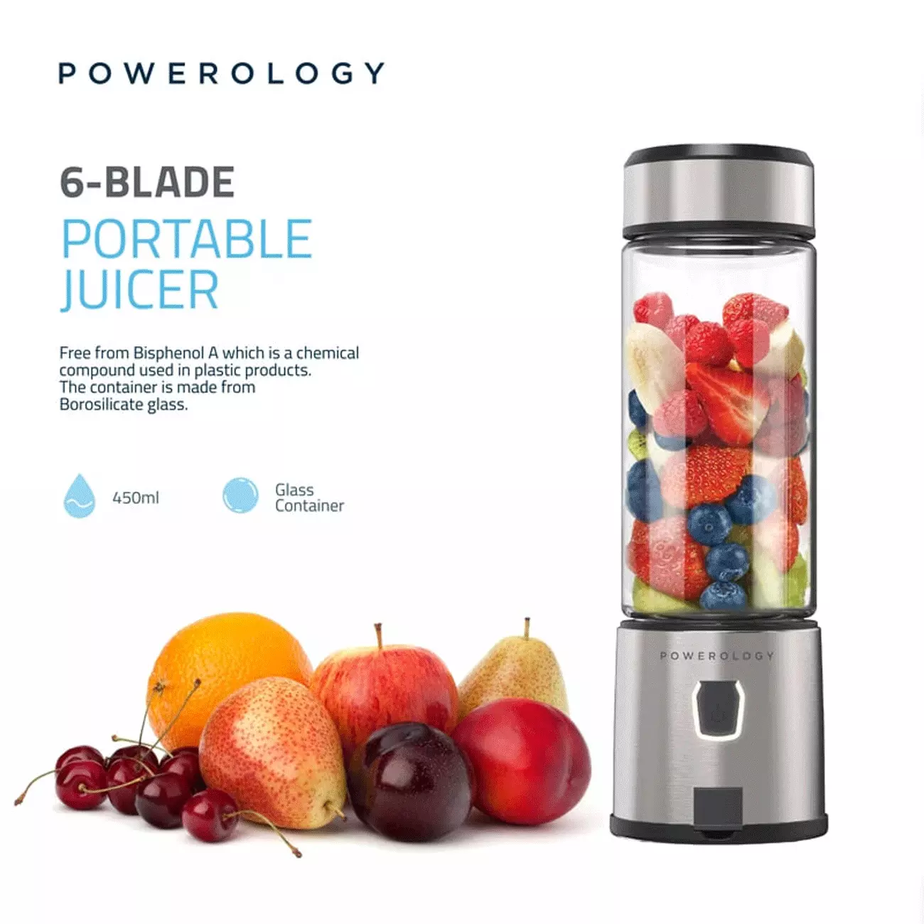 شیکر و مخلوط کن قابل حمل شیائومی Xiaomi Portable Fruit Juicer MJZZB01PL 300ml