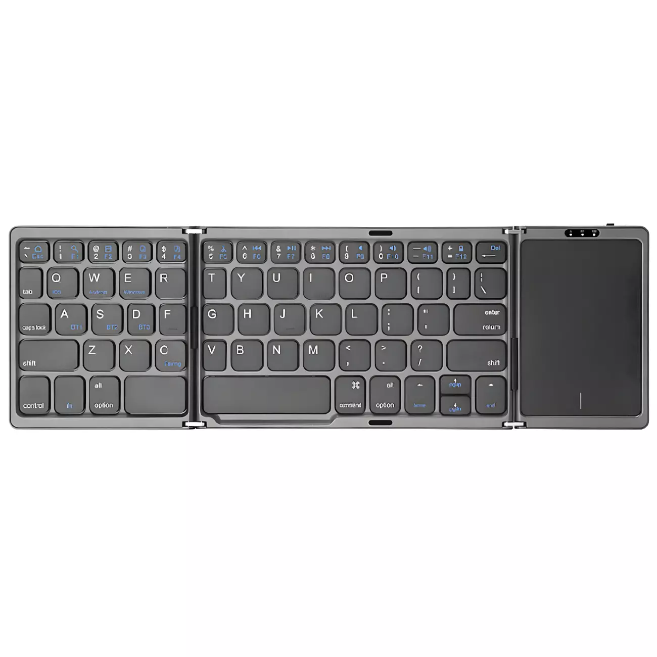 کیبورد بلوتوث تاشو با تاچ پد Foldable Bluetooth Keyboard With Touch Pad B033