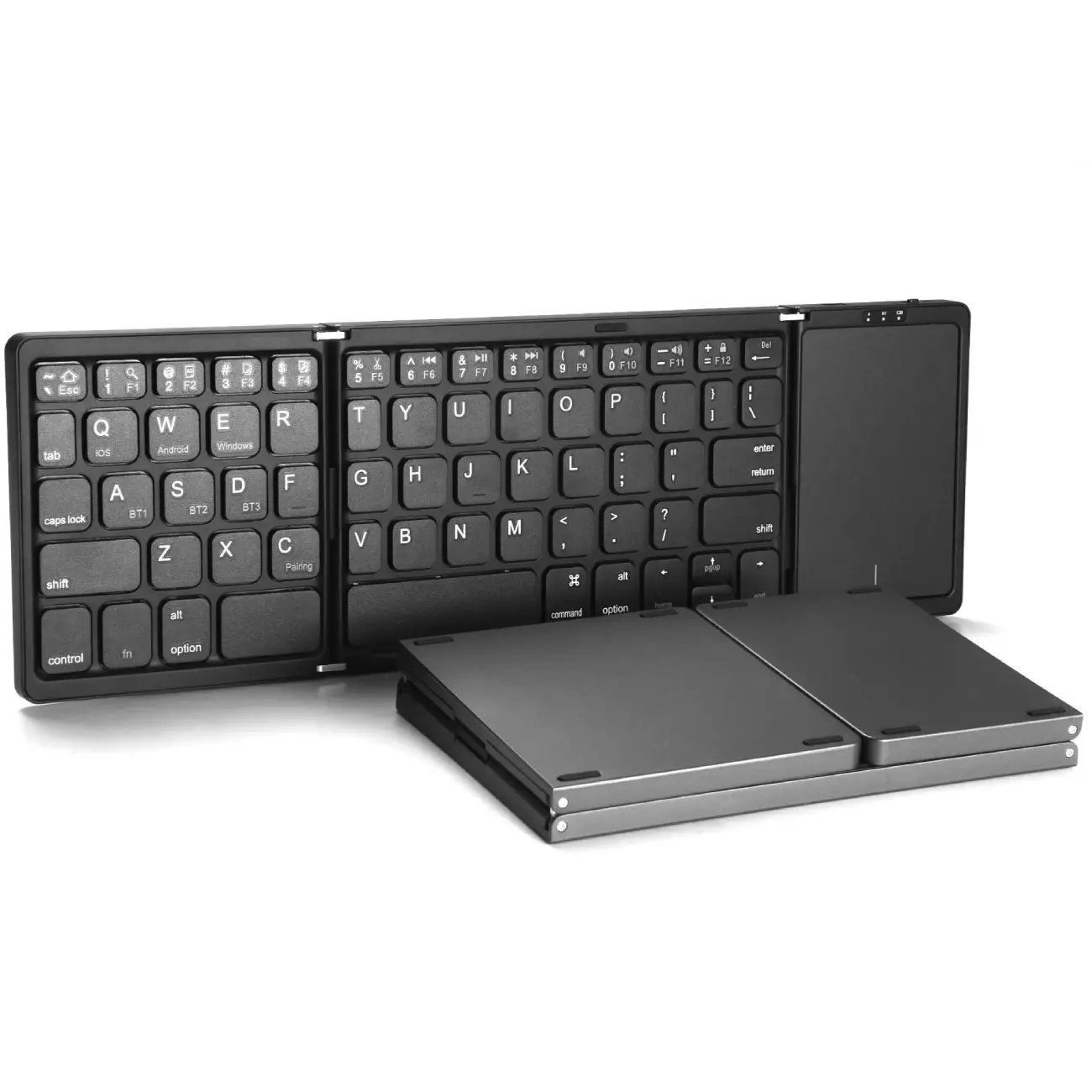 کیبورد بلوتوث تاشو با تاچ پد Foldable Bluetooth Keyboard With Touch Pad B033