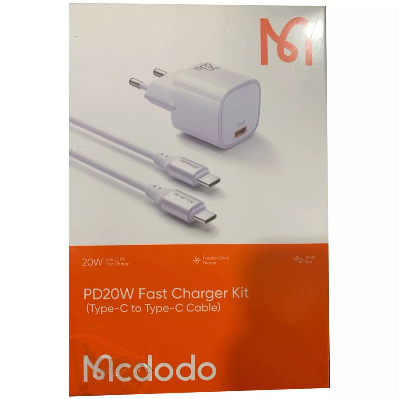 آداپتور 20 وات همراه با کابل تایپ سی به تایپ سی مک دودو Mcdodo PD20W Fast Charging KIT CH-4046