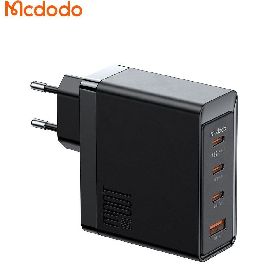 آداپتور 4 پورت 100 وات مک دودو Mcdodo GaN Fast Charger Kit CH-514