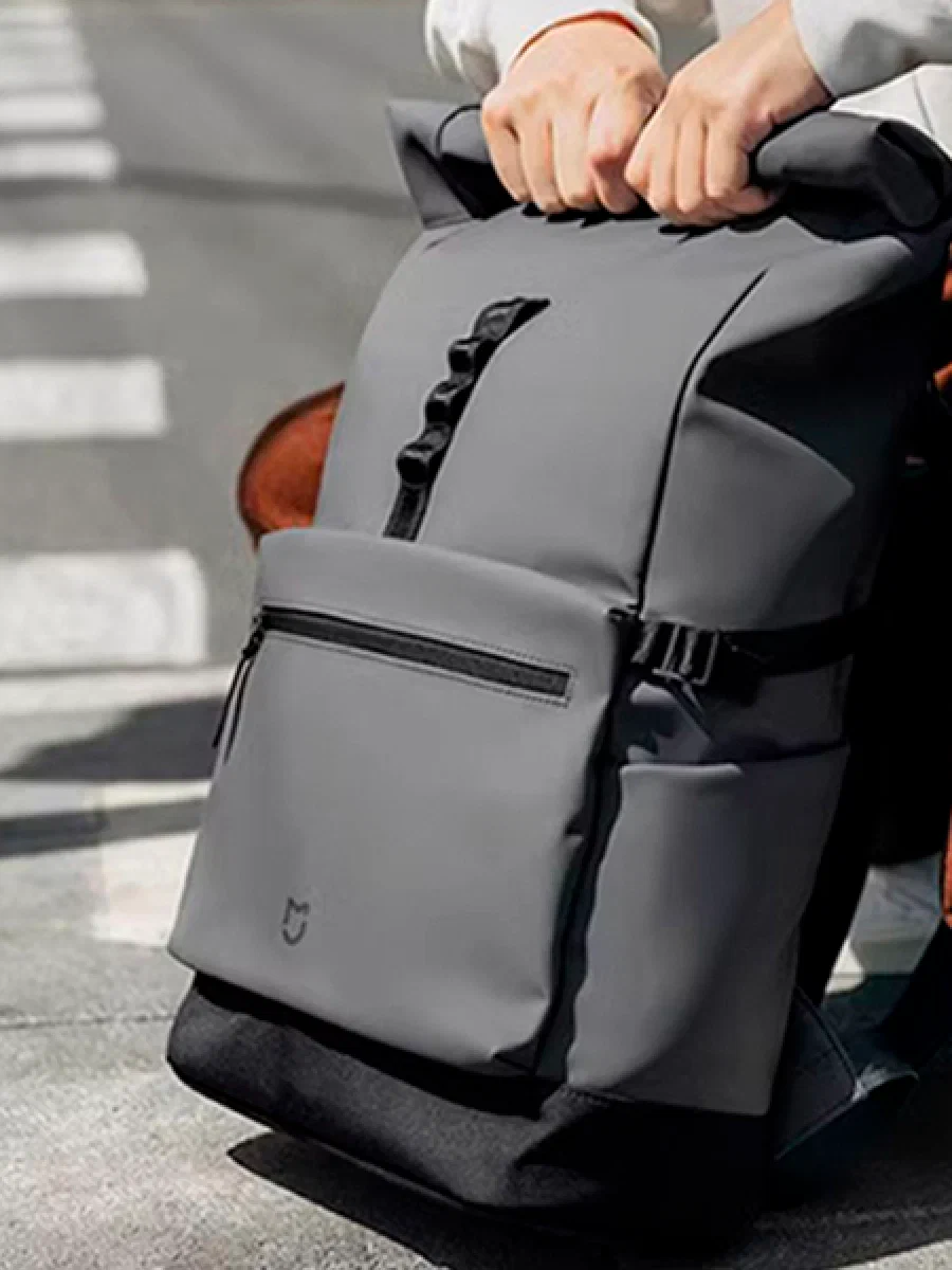 کوله شیائومی Xiaomi Mijia Rolled-edge Casual Backpack MJXXB01RM مناسب برای لپ تاپ 15.6 اینچ