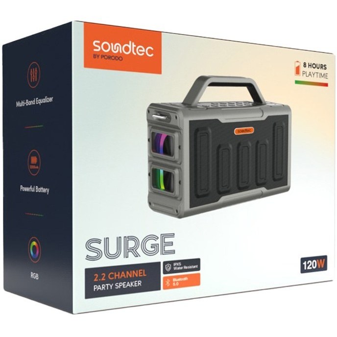 اسپیکر بلوتوثی قابل حمل پرودو مدل Soundtec PD-STPS100-BK