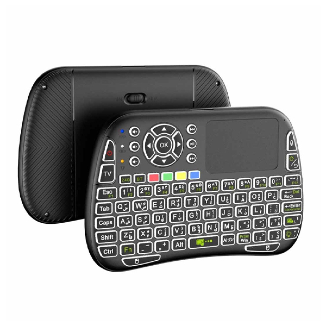 مینی کیبورد بی سیم همراه با تاچ پد پرودو Porodo Mini Wireless Keyboard Touch Combo MWKTC