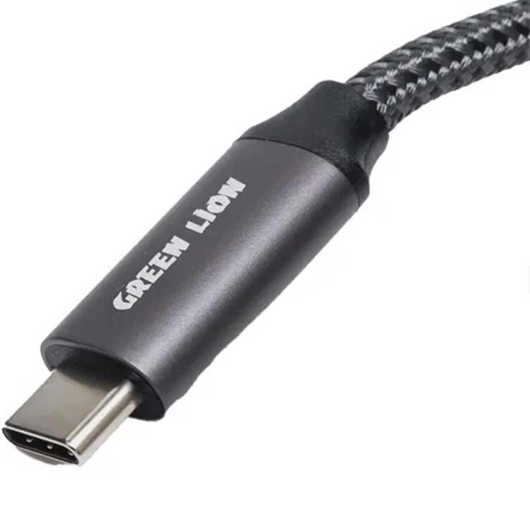 کابل تبدیل TYPE-Cبه HDMI دو متری گرین لاین Green Lion 4K USB-C to HDMI Cable GN4KTCHDMIBK