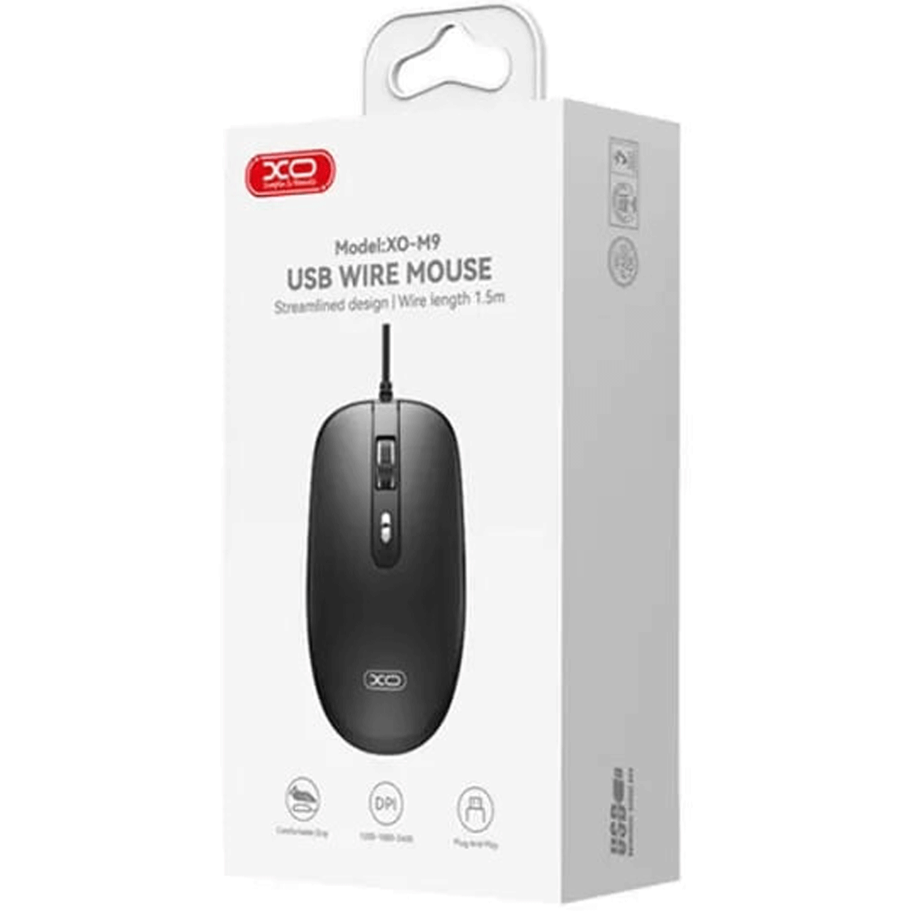 موس سیمی یو اس بی ایکس او XO M9 USB Wired Mouse