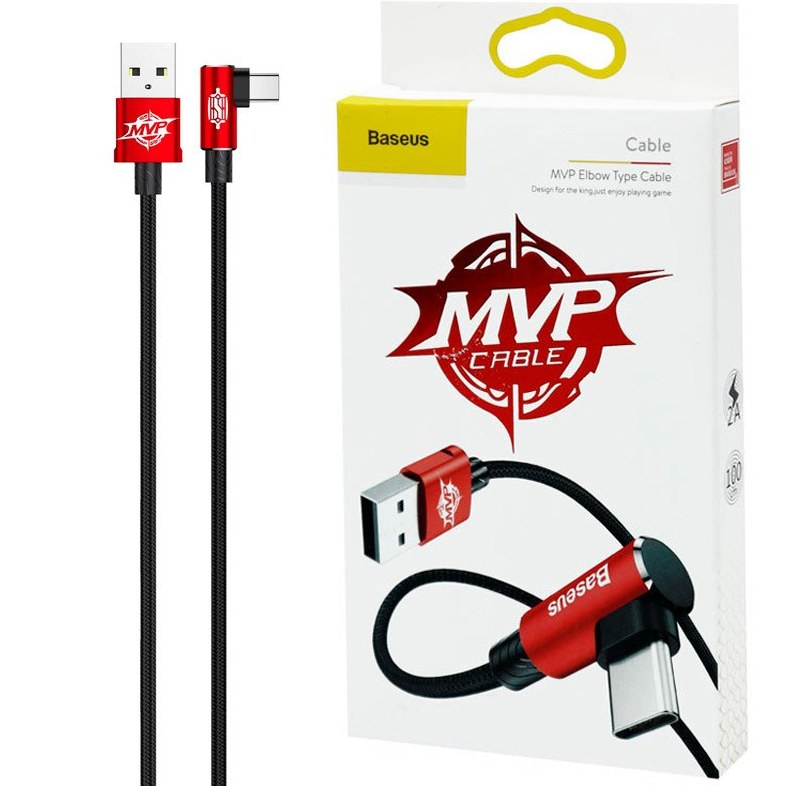 کابل تایپ سی بیسوس Baseus MVP 2 Elbow Type-C Cable 1M