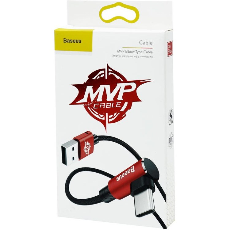 کابل تایپ سی بیسوس Baseus MVP 2 Elbow Type-C Cable 1M