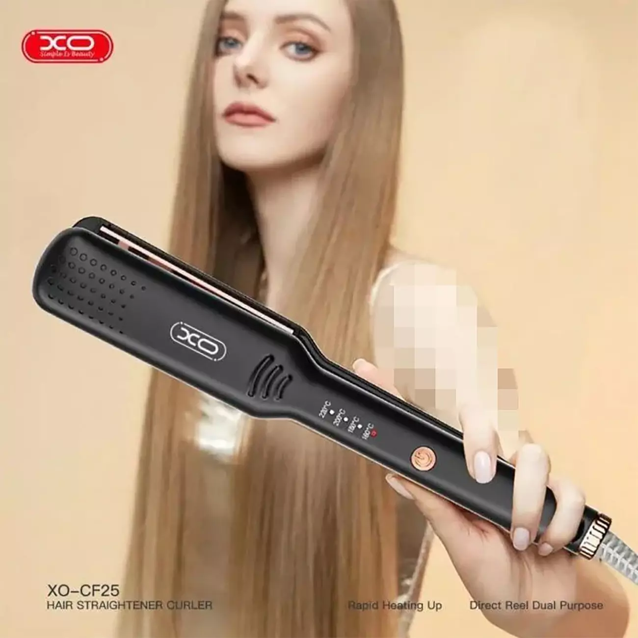 اتو موی هوشمند ایکس او XO CF25