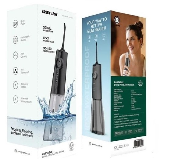 دستگاه شست و شوی دهان و دندان گرین لاین Green Lion Portable Oral Irrigator 300ML GNPROR300ML