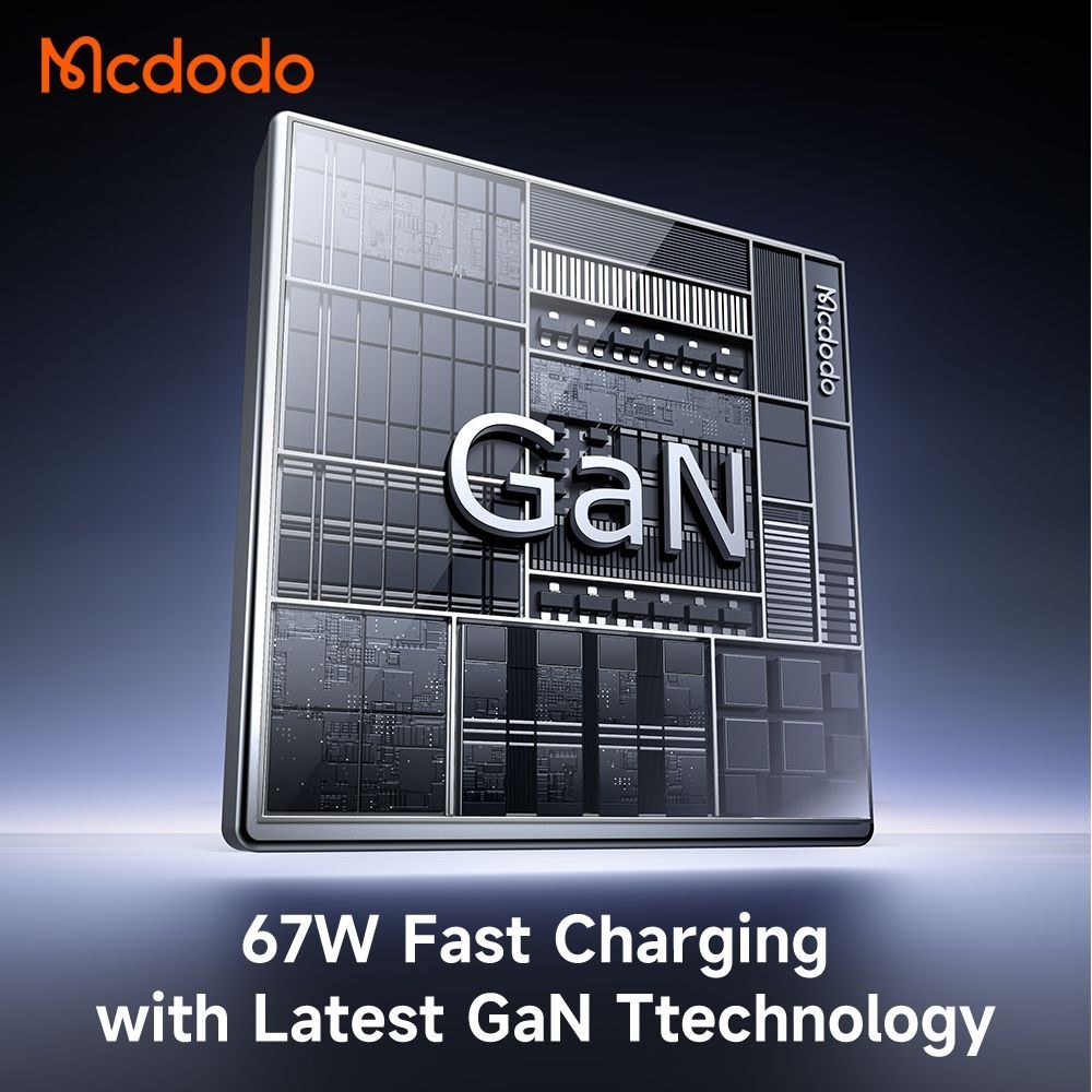 آداپتور 67 وات با کابل تایپ سی مک دودو Mcdodo FreeGo GaN Charger CH-4100