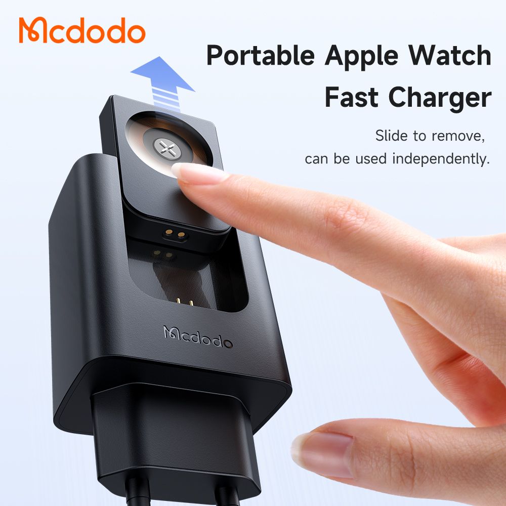 آداپتور دو پورت 30 وات همراه با شارژ اپل واچ مک دودو Mcdodo 2in1 Charger CH-3700