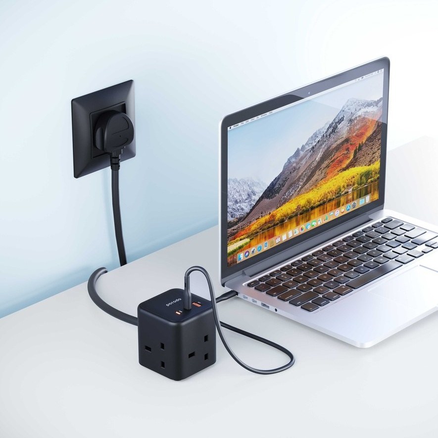 شارژر چند پورت مکعب پرودو Multi-Port GaN Power Cube Charger PD-FWCH017