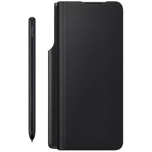 کیف اصلی سامسونگ زد فولد 3 با قلم Galaxy Z Fold3 5G Flip Cover with Pen