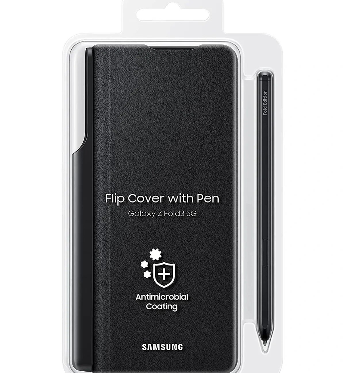 کیف اصلی سامسونگ زد فولد 3 با قلم Galaxy Z Fold3 5G Flip Cover with Pen