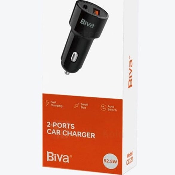 شارژر فندکی بیوا Biva CC-21 توان 52.5 وات