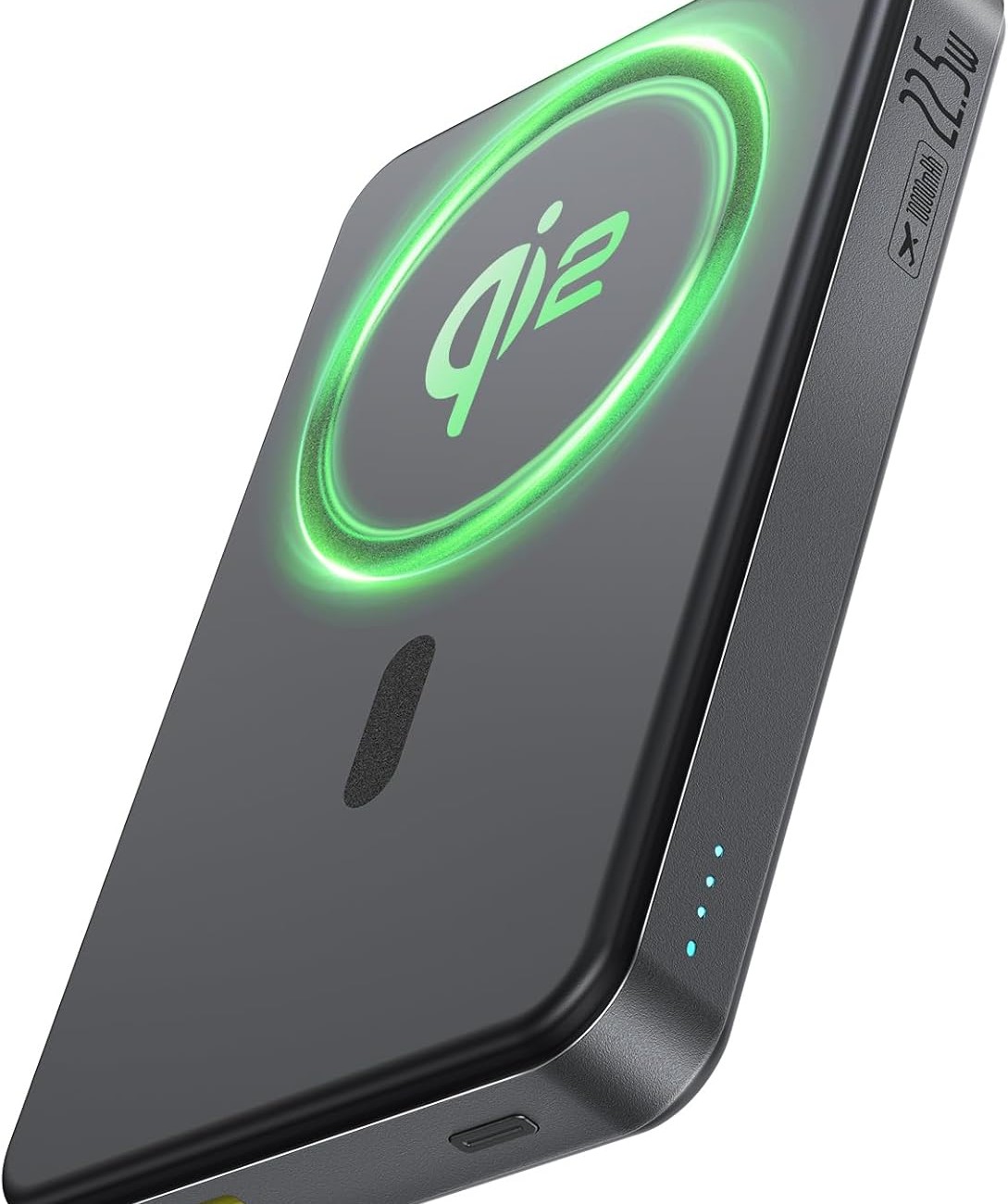 پاوربانک 10000 مگنتی 22.5 وات بیسوس BASEUS Magnetic Mini Power Bank Qi2 PPWPQ10-20