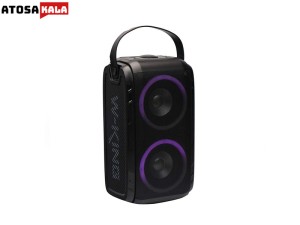 اسپیکر بلوتوث دبلیو کینگ W-King T9 Wireless Speaker توان 80 وات رم و فلش خور با یک عدد میکروفون