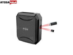 اسپیکر بلوتوث دبلیو کینگ W-King KS01 Voice Amplifier Speaker توان 5 وات رم و فلش خور با میکروفون