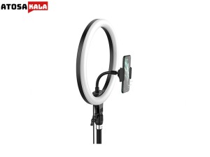 رینگ لایت بیسوس Baseus Live Stream Holder-floor Stand Ring Light CRZB12-B01 پایه 160 سانتی و هولدر