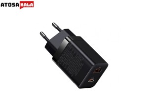 شارژر دیواری فست شارژ بیسوس Baseus Super Si Pro Quick Charger C+U 30W EU CCSUPP-E01