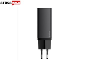 شارژر دیواری فست شارژ بیسوس Baseus GaN2 Lite Quick Charger C + U CCGAN65UE CCGAN2L-H01 توان 65 وات