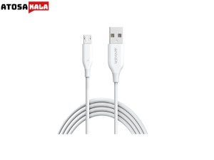 کابل تبدیل USB به microUSB انکر مدل A8133 PowerLine طول 1.8 متر