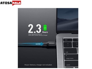 کابل USB-C انکر مدل A8862 طول 0.9 متر