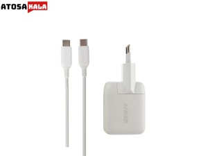 شارژر دیواری انکر مدل B2019 به همراه کابل USB-C