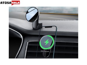 پایه نگهدارنده مگنتی و شارژر وایرلس بیسوس Baseus Big Energy Car Mount Wireless Charger WXJN-01