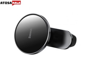 پایه نگهدارنده مگنتی و شارژر وایرلس بیسوس Baseus Big Energy Car Mount Wireless Charger WXJN-01