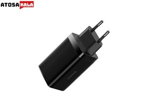 شارژر دیواری فست شارژ بیسوس Baseus GaN3 Pro Fast Charger 2C+U CCGP050101 EU توان 65 وات