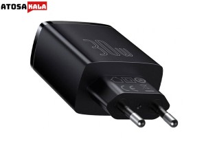 شارژر دیواری فست بیسوس 30 وات Baseus Compact Quick Charger 2U+C EU CCXJ-E01