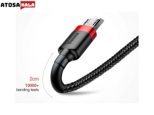 کابل شارژ سریع و انتقال داده میکرو یو اس بی بیسوس Baseus Cafule Micro USB Cable 1m