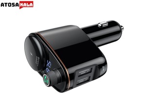 شارژر فندکی با قابلیت پخش موسیقی و تماس Baseus Locomotive Bluetooth MP3 Vehicle Charger